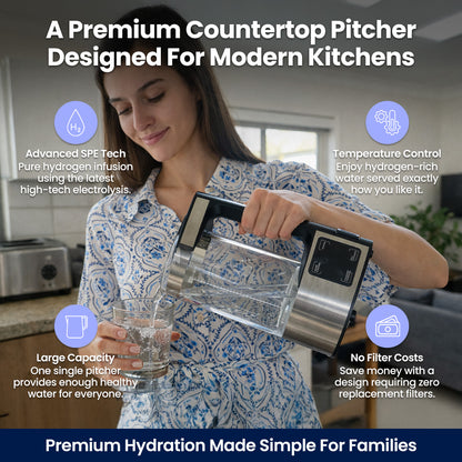 Hydrate Me!™ Home Water Pitcher